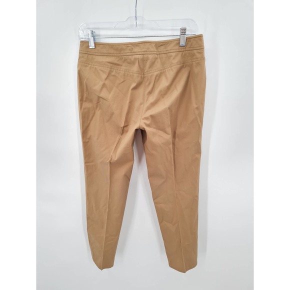Tory Burch Stretchy Trouser Pants Tan Size 4 - Picture 2 of 7